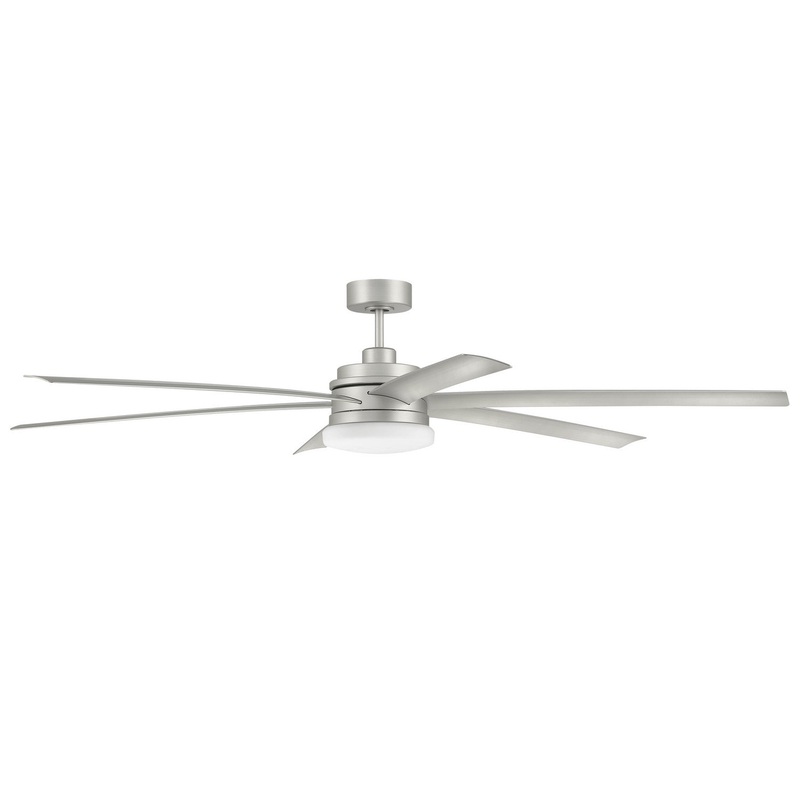 Craftmade CLZ72PN6 Chilz 72″Ceiling Fan Painted Nickel