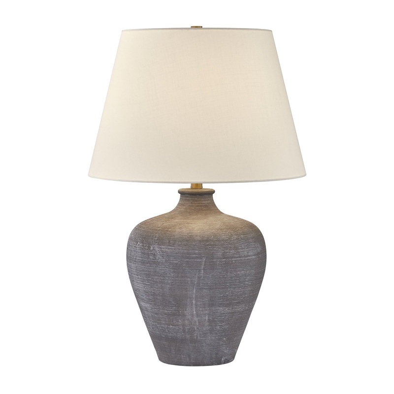 Dakota 1-Light Table Lamp Gray