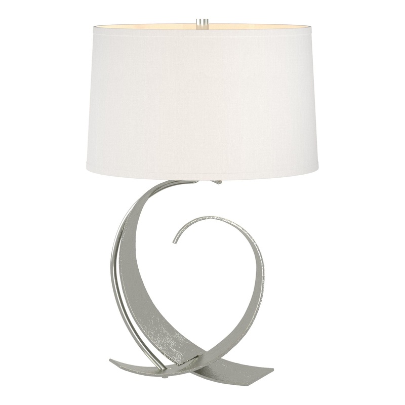 Fullered Impressions Table Lamp Sterling Natural Anna Shade (SF)