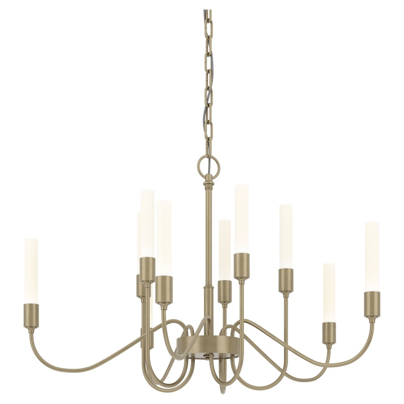 Lisse 10-Arm Chandelier Soft Gold