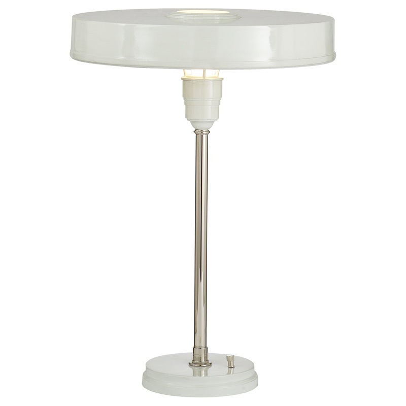 One Light Table Lamp from the Carlo Collection in Antique White Finish by Visual Comfort Signature