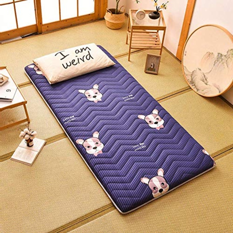 Z&HA Tatami Tappetino, 5 cm di Spessore Tappetino futon MattressTopper Tradizionale Giapponese futon ispessite Queen Size Standard Dimensione Dorm,A,180x 200cm