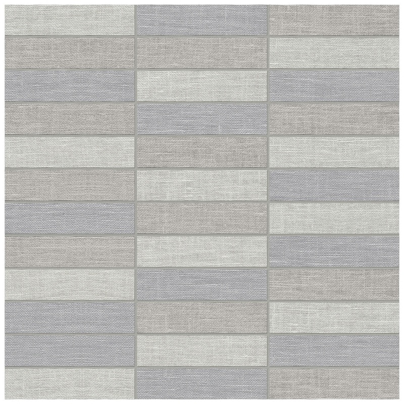 1″ x 4″ Belgian Linen Dark Blend Stacked Mosaics. 1 Sheet = .96 Sq. Ft.