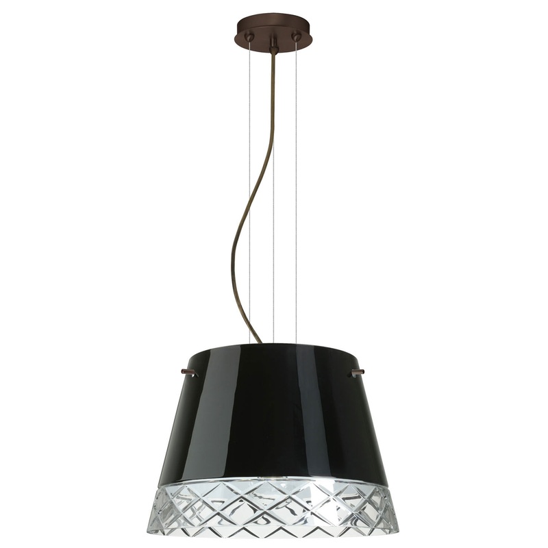 Besa 1KV-4394BC-BR Amelia Three Light Pendant Bronze (Discontinued)