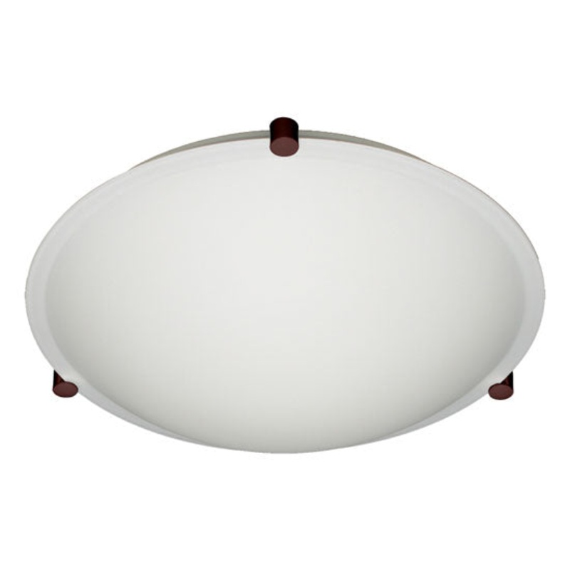 Besa 968107-BR Trio Two Light Ceiling Mount Bronze