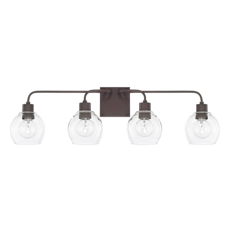 Capital Lighting 120041BZ-426 Tanner 4 Light Vanity Bronze