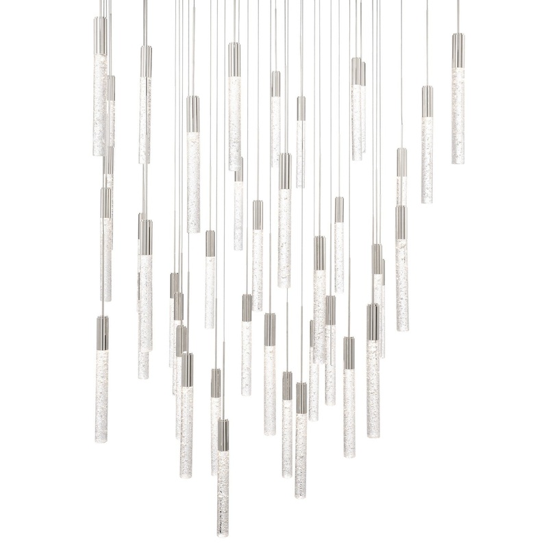 LED Pendant from the Magic Collection in Polished Nickel Finish by Modern Forms