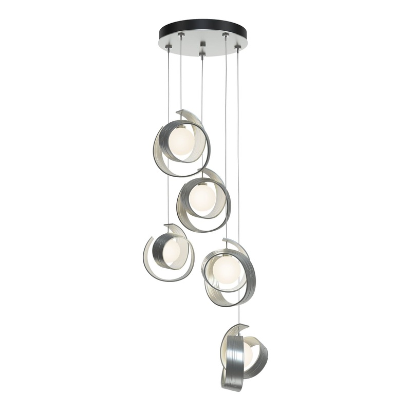 Riza 5-Light Pendant Vintage Platinum