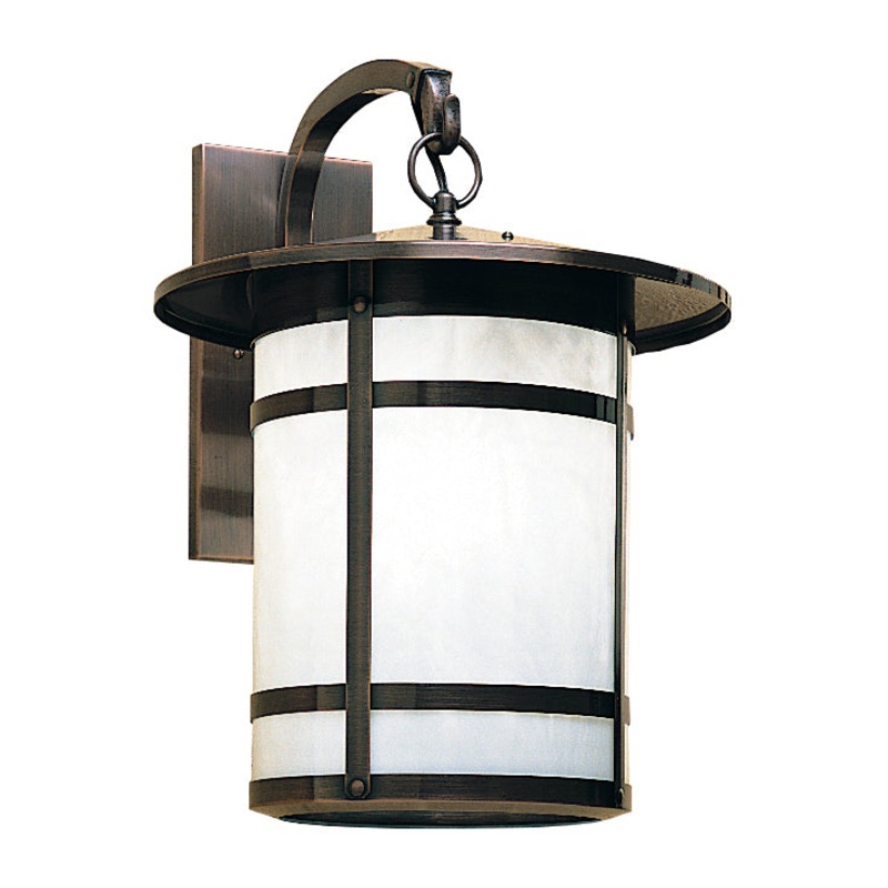 Arroyo BB-14LWO-AC Berkeley One Light Wall Mount Antique Copper
