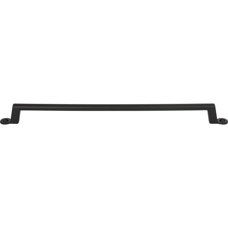 Atlas Homewares Bradbury Pull 12 Inch (c-c) Matte Black