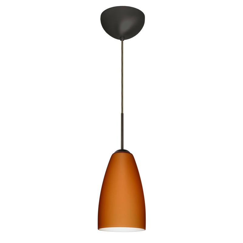 Besa 1JC-151180-BR Riva One Light Pendant Bronze