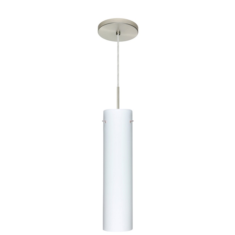 Besa 1JT-722407-LED-SN Stilo One Light Pendant Satin Nickel