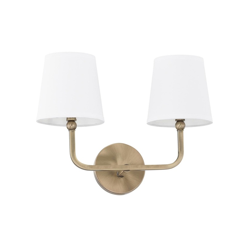 Capital Lighting 119321AD-674 Dawson 2 Light Vanity Aged Brass