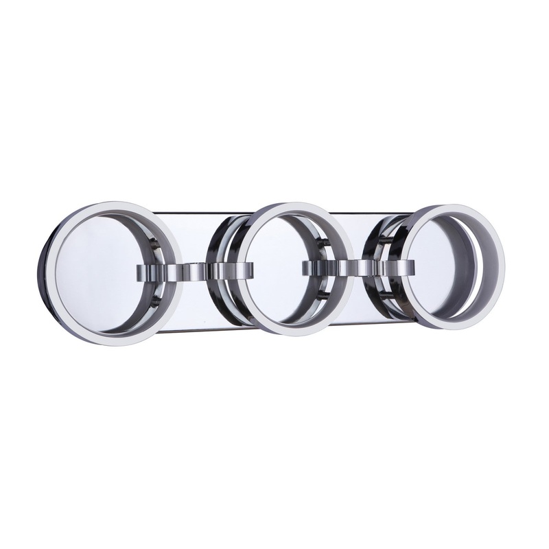 Craftmade 59303-CH-LED Context LED Vanity Chrome