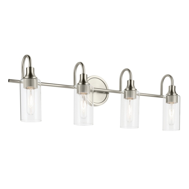 Kichler 55212NI Four Light Bath, Brushed Nickel