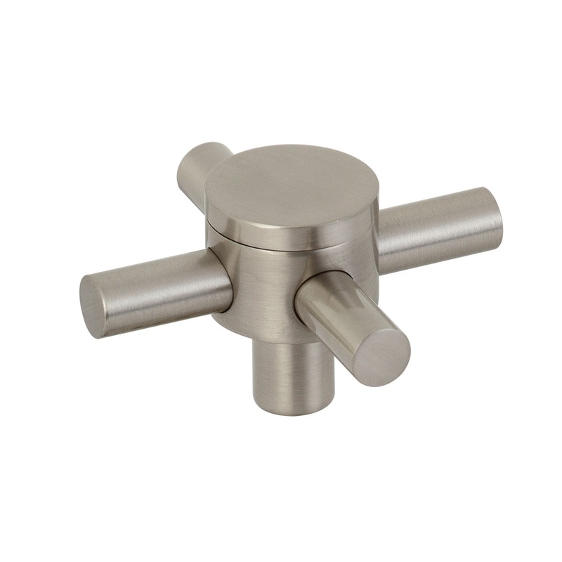 KSH2968DX Metal Cross Handle, Brushed Nickel