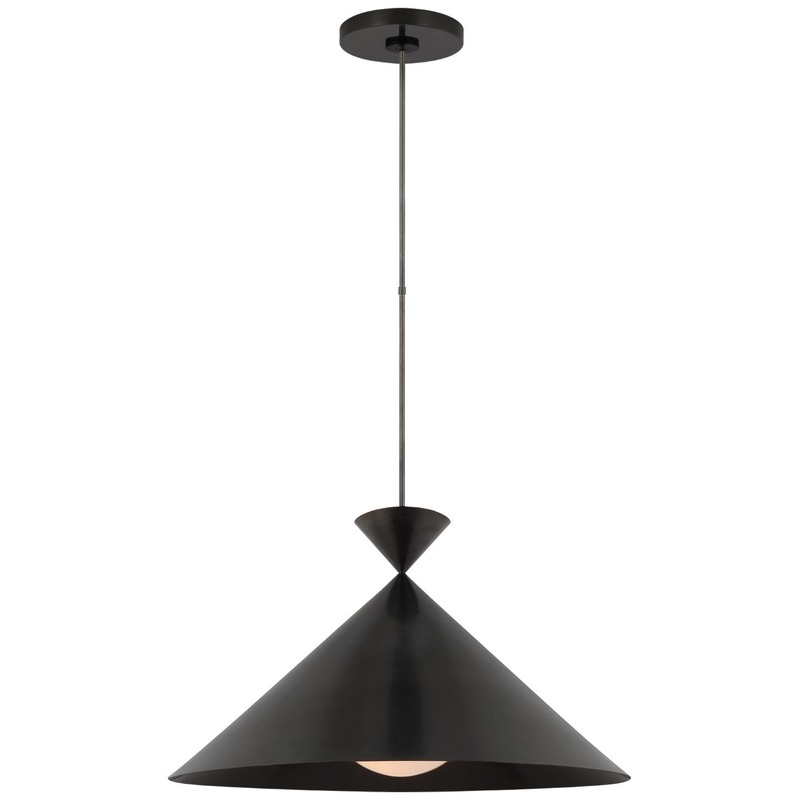 LED Pendant from the Orsay Collection in Bronze Finish by Visual Comfort Signature