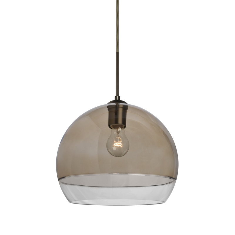 Besa 1JC-ALLY12SM-BR Ally One Light Pendant Bronze