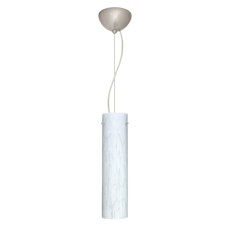 Besa 1KX-722419-LED-SN Stilo One Light Pendant Satin Nickel