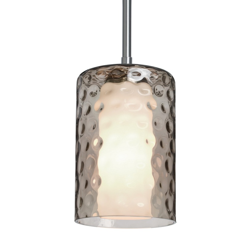 Besa 1TT-ESASM-SN Besa Esa Stem Pendant One Light Pendant Satin Nickel