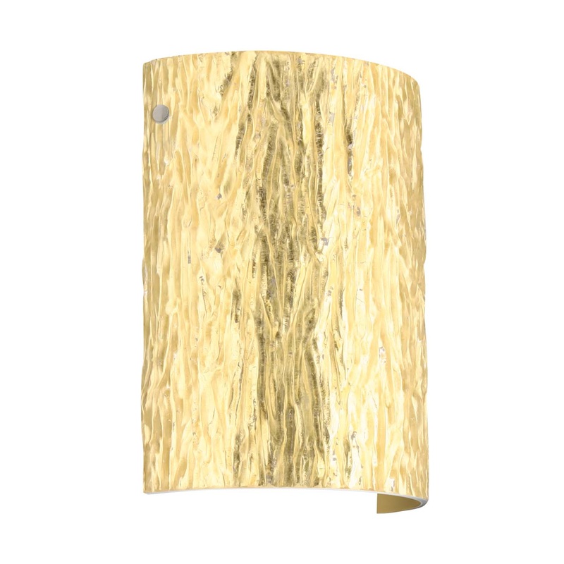 Besa 7090GF-SN Tamburo One Light Wall Sconce Satin Nickel
