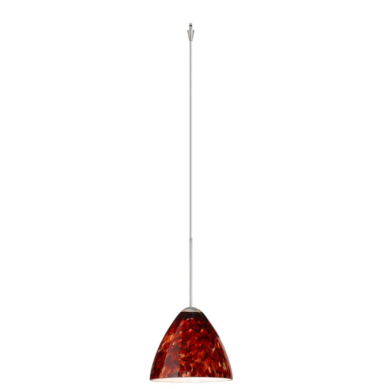 Besa XP-177941-SN Mia One Light Pendant Satin Nickel (Discontinued)