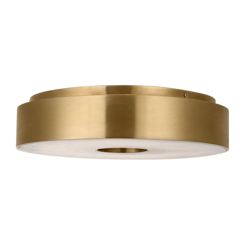 Wyllis 12 Flush Mount Hand Rubbed Antique Brass