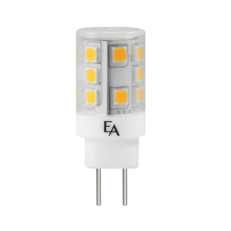 2.50 Watt G-8 LED, 250  Lumens, G8 Bi Pin base, 120 Volt Light Bulb by Emery Allen