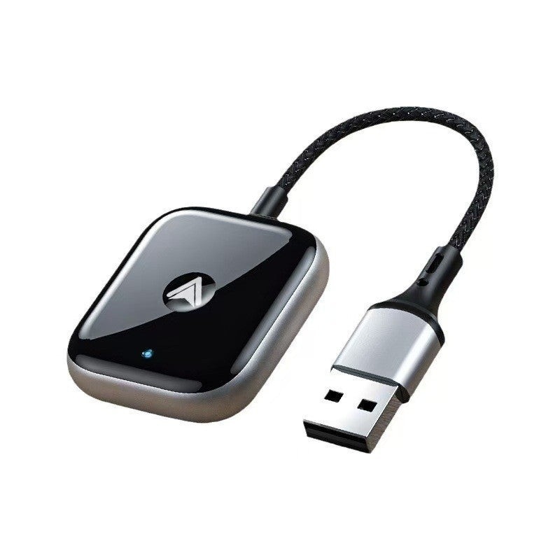 2-in-1 Wireless CarPlay & Android Auto Adapter – Plug & Play Dongle for Cars(Applicable to Android-Black)
