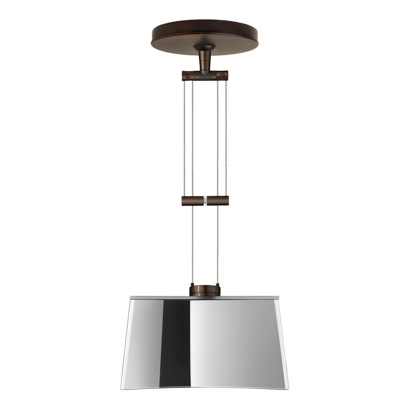 Besa 1XA-6773MR-BR Groove One Light Pendant Bronze (Discontinued)