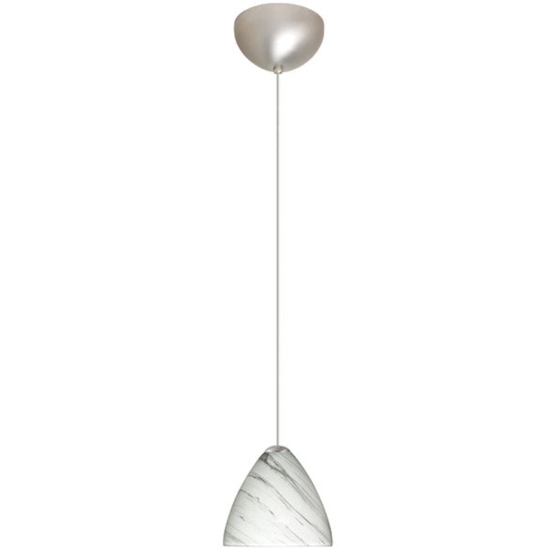 Besa 1XC-1779MG-SN Mia One Light Pendant Satin Nickel