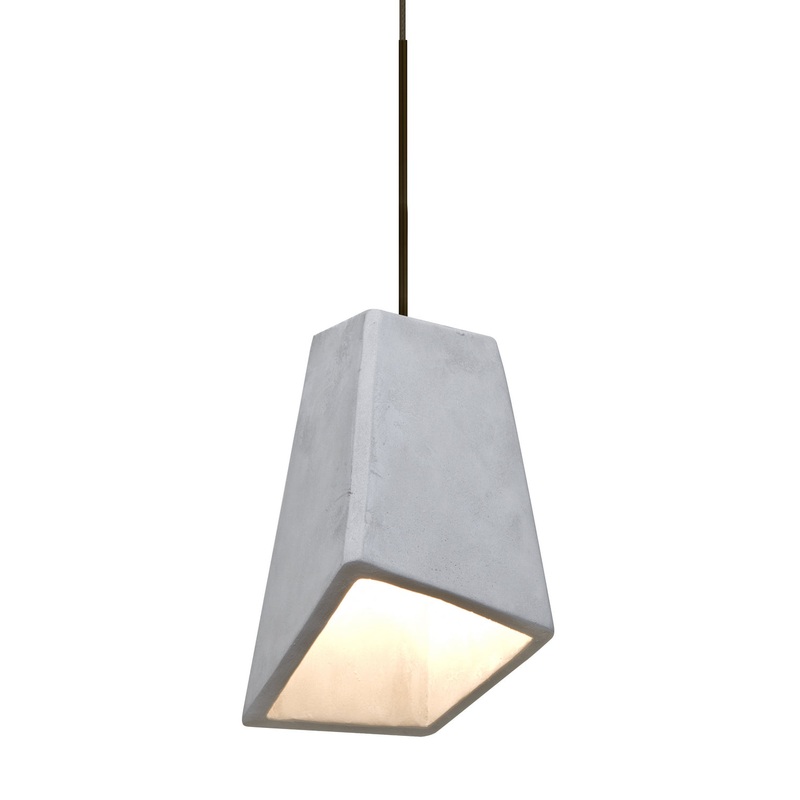 Besa 1XT-SKIPNA-LED-BR Skip One Light Pendant Bronze