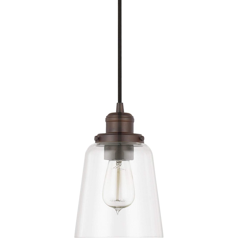 Capital Lighting 3718BB-135 Fallon 1 Light Pendant Burnished Bronze