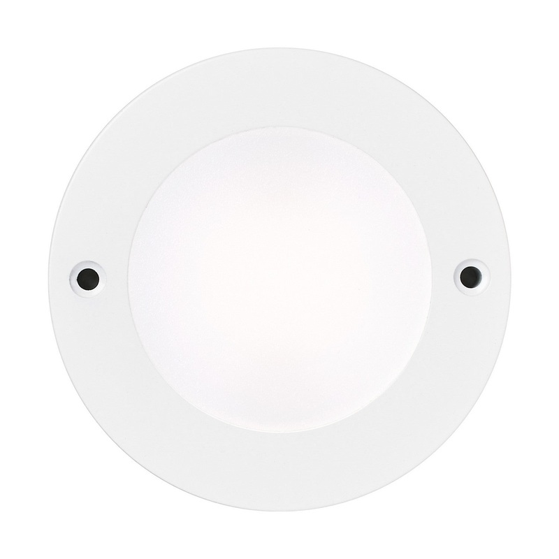 LED Disk Light from the Disk Lighting Collection in White Finish by Generation Lighting.
