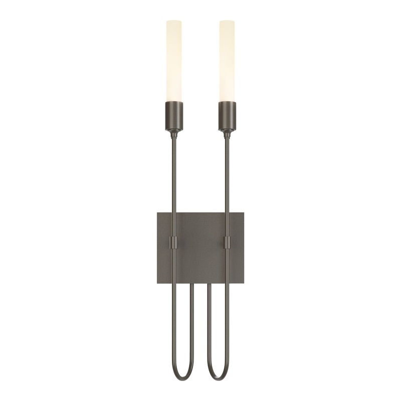 Lisse 2-Light Sconce Dark Smoke