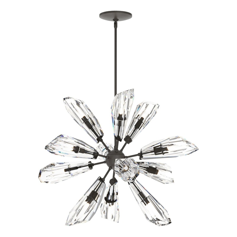 Luma 12-Light Starburst Pendant Dark Smoke