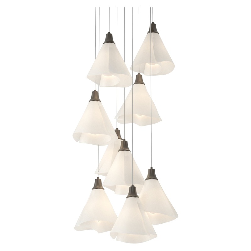 Mobius 9-Light Pendant Dark Smoke