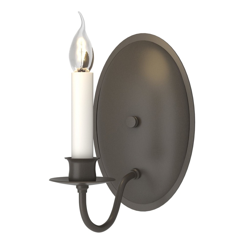 Simple Lines Sconce Dark Smoke