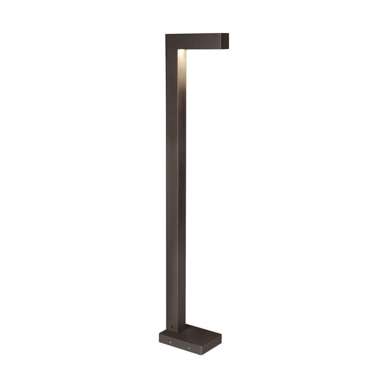 Strut 42 Outdoor Bollard Bronze 3000K Button Photocontrol + In-Line Fuse