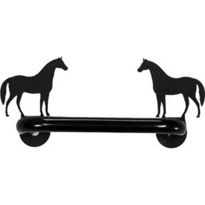 Village Wrought Iron DHP-B-68 Horse Door Handle Horizontal
