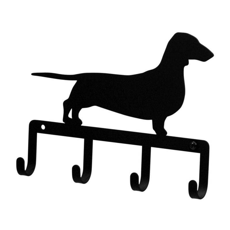 Village Wrought Iron KH-241 Dachshund Key Holder