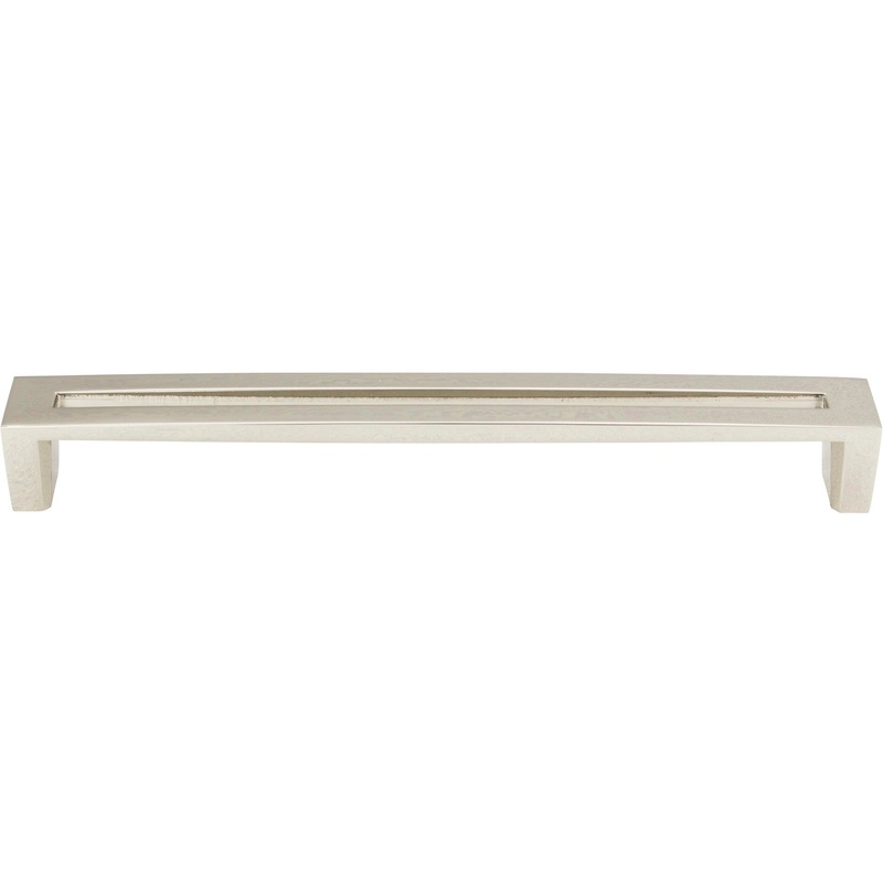 Atlas Homewares Centinel Pull 7 9/16 Inch (c-c) Polished Nickel