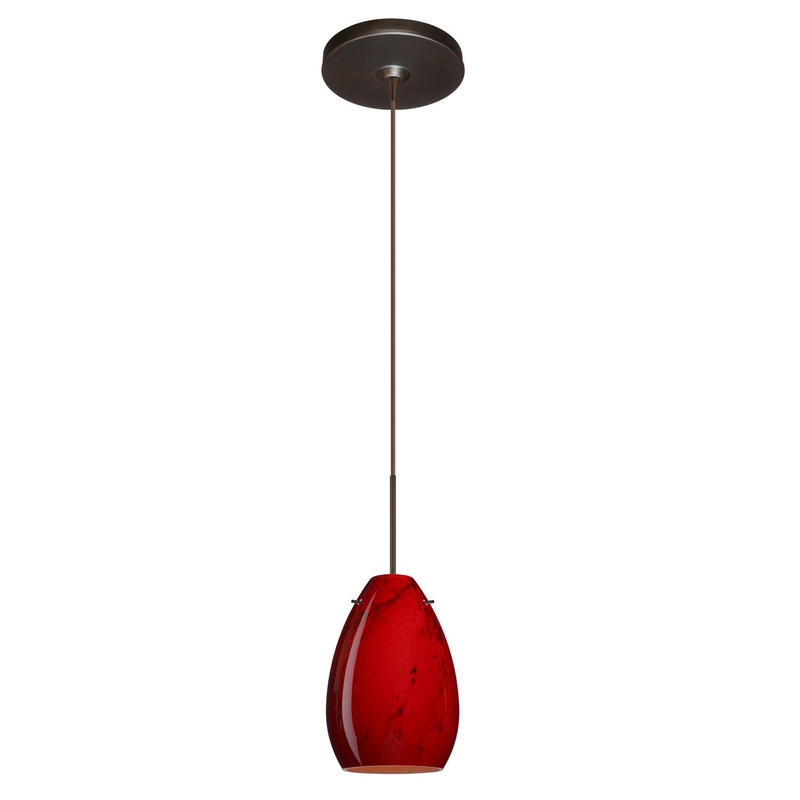 Besa 1XP-1713MA-BR Pera One Light Pendant Bronze (Discontinued)