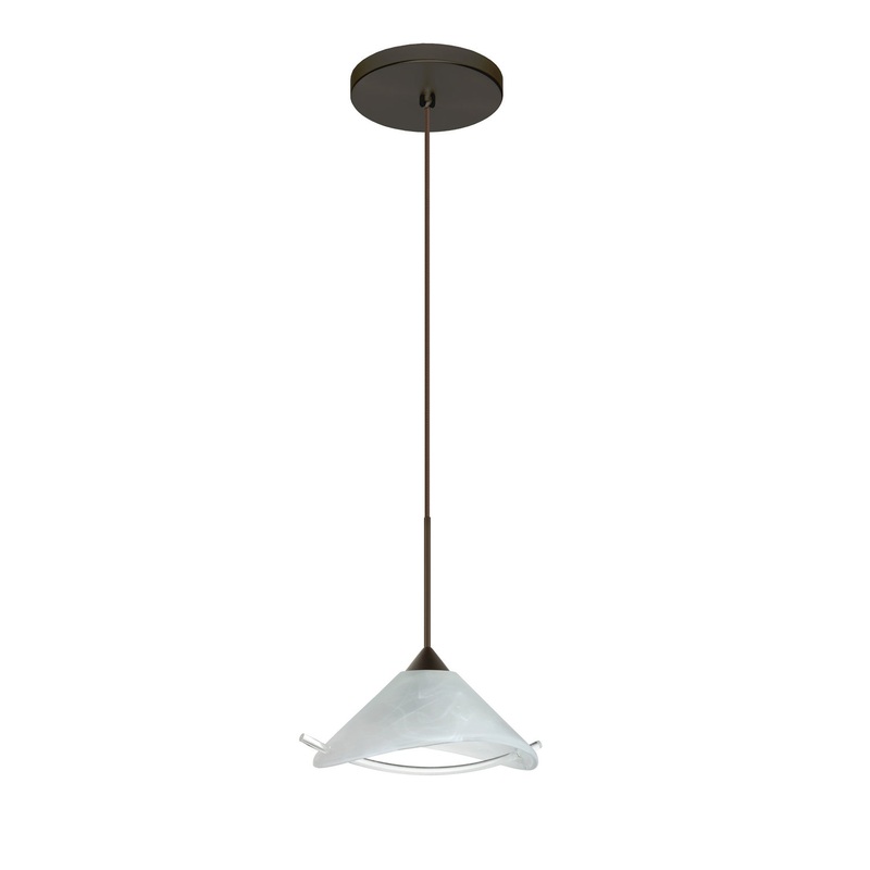 Besa 1XT-181304-BR Hoppi One Light Pendant Bronze