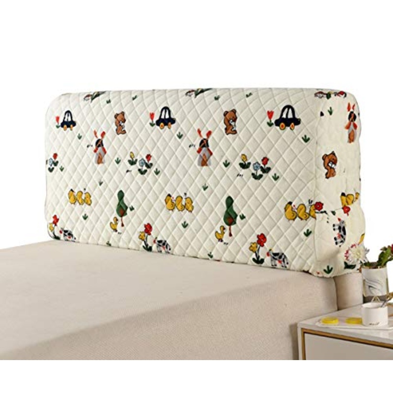 HDGZ Imbottita Elastica Copri Testata Letto Copertura Testata Letto Matrimoniale/Singolo Fodera Elastica Protezione, Protezione Elastica Lavabile (Color : I, Size : 120 * 60cm)