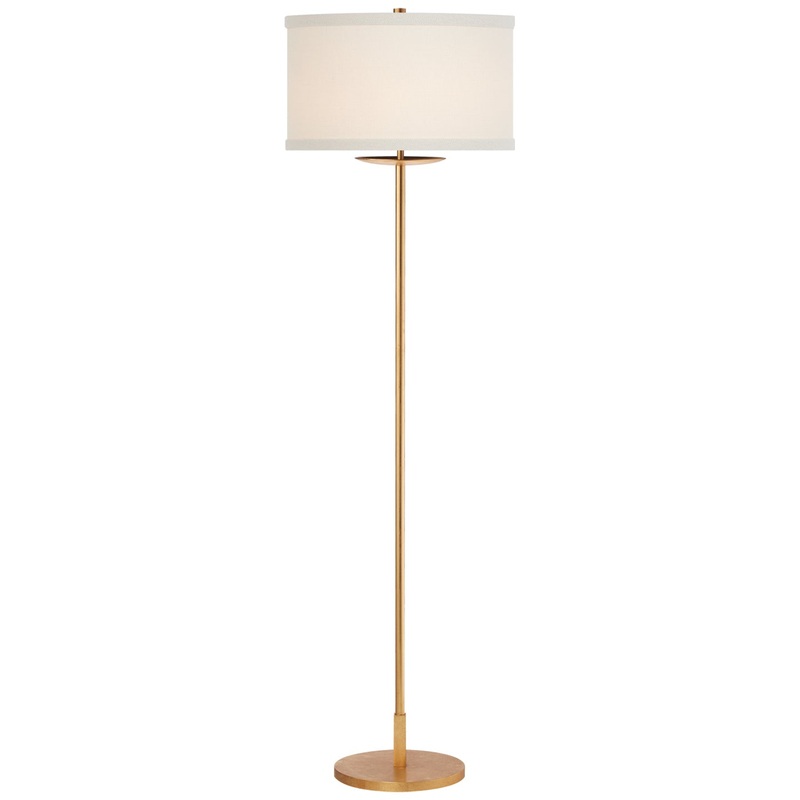 One Light Floor Lamp from the Walker Collection in Gild Finish by Visual Comfort Signature
