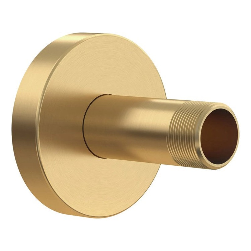 Shower Arm Universal Rain with Escutcheon Brushed Cool Sunrise 3 Inch 1/2 IN NPT Metal Ceiling Mount