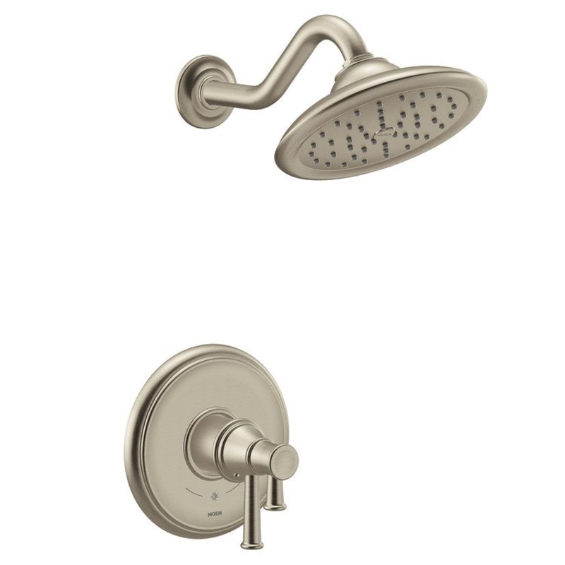 Shower Trim Belfield M-Core 4 Series 2 Lever Brushed Nickel WaterSense ADA 1.75 Gallons per Minute