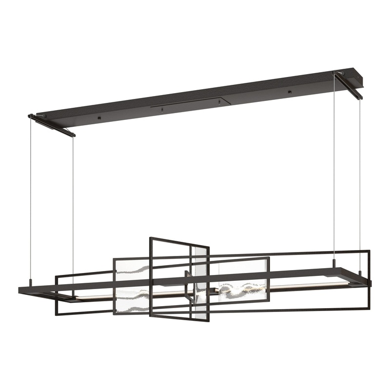 Summer LED Pendant Oil Rubbed Bronze Aqualite Glass