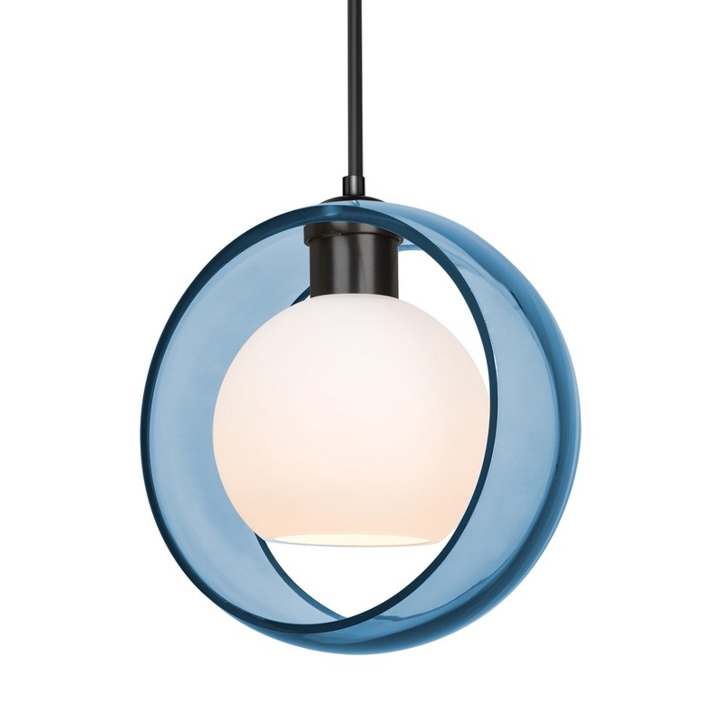 Besa 1JC-MANABL-BK Besa Mana Pendant One Light Pendant Black